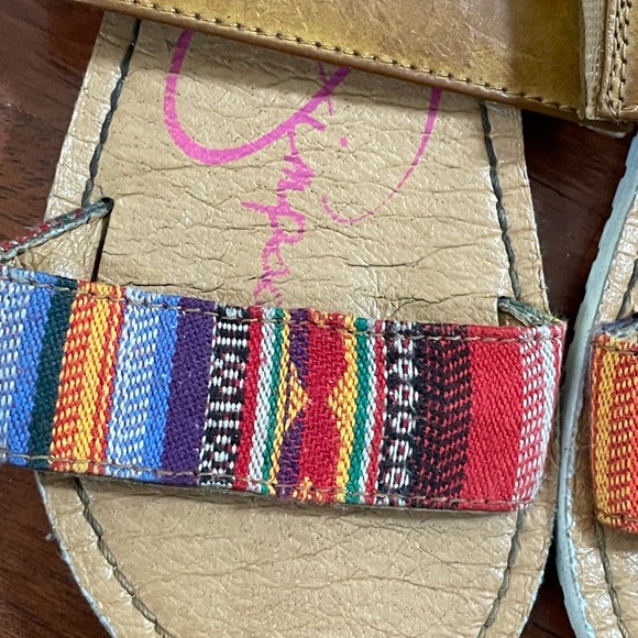 Girls Jessica Simpson Mexico sarape strap sandal - Picture 3 of 7